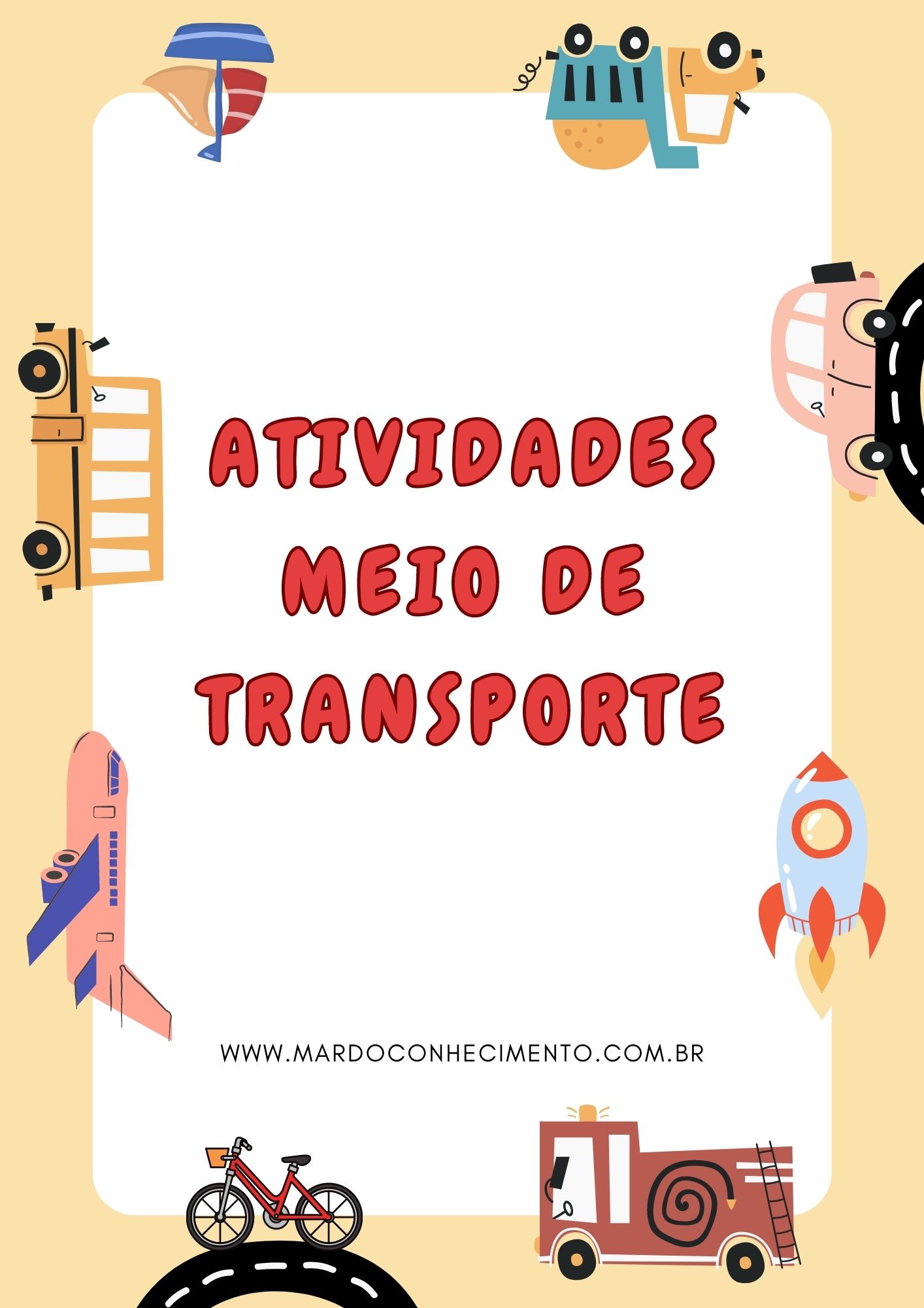 Atividades Sobre Meios De Transporte Mardoconhecimento Br